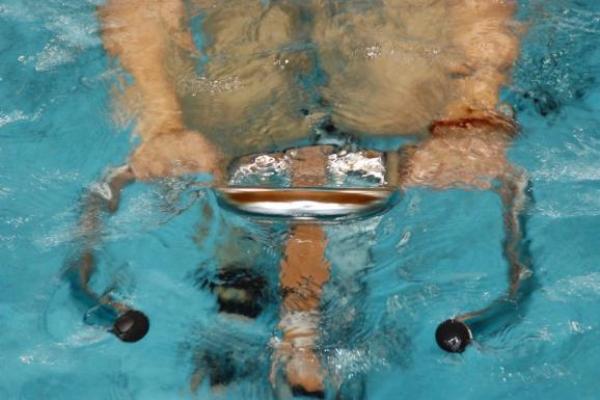 pédalage dans l’eau